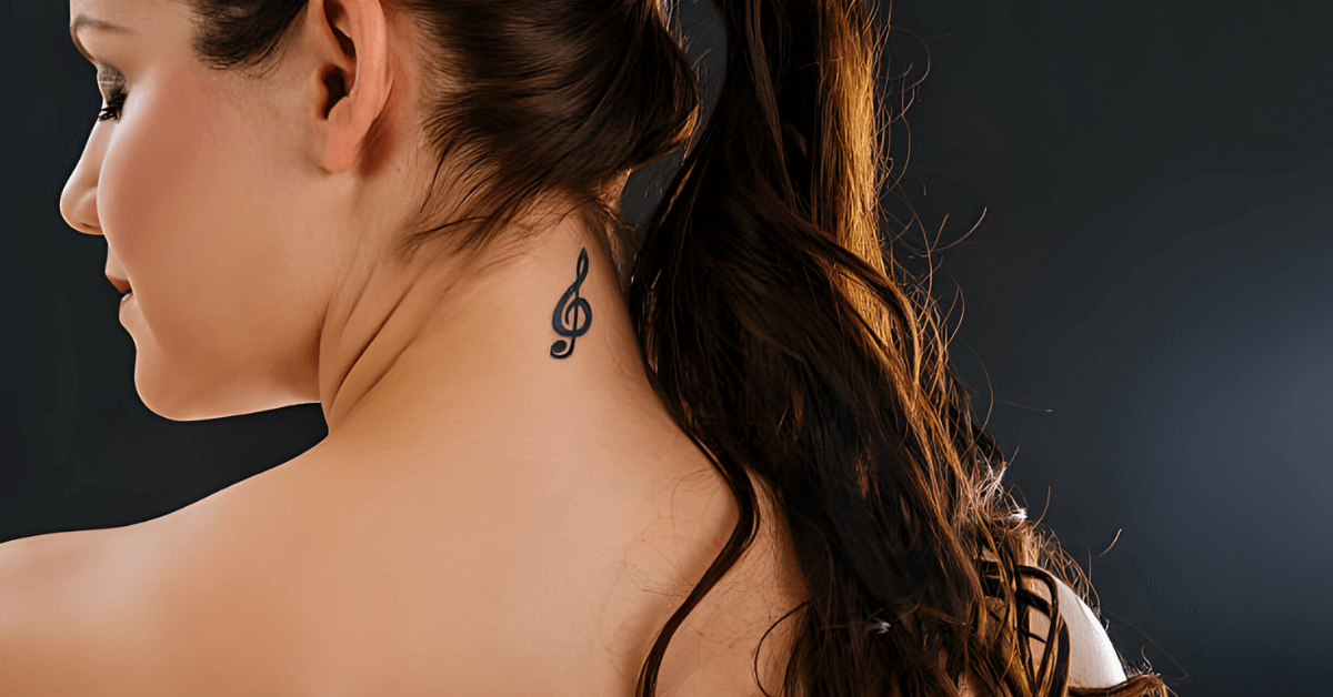 Treble Clef Tattoo Designs